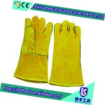 Different types 14 inches split leather gloves